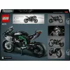 LEGO Technic motorcycle model Kawasaki Ninja H2R 42170 — 1:1 scale replica, 643 pieces, instruction sheet, for ages 10+