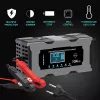 Charger QOLTEC 52493 12V 10A with repair function for AGM batteries