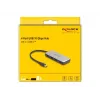 DeLOCK 64261 USB 3.2 Gen 1 Type-C Hub 10000 Mbit/s Black Grey