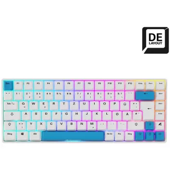 Sharkoon SKILLER SGK50 S3 PBT keyboard Gaming USB QWERTZ German White