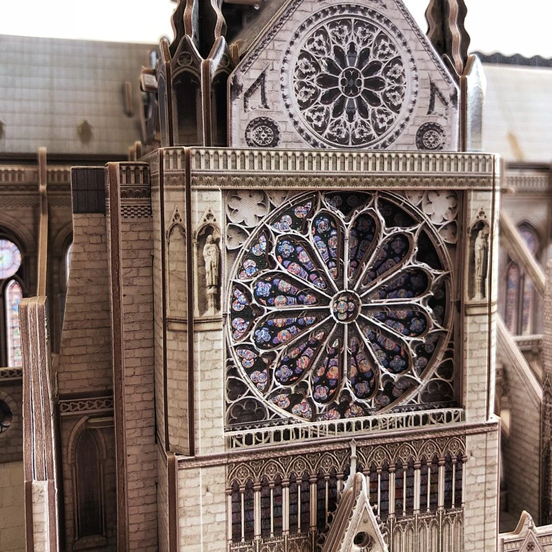 3D Puzzle CubicFun Notre Dame, 293 pieces, scale model of cathedral