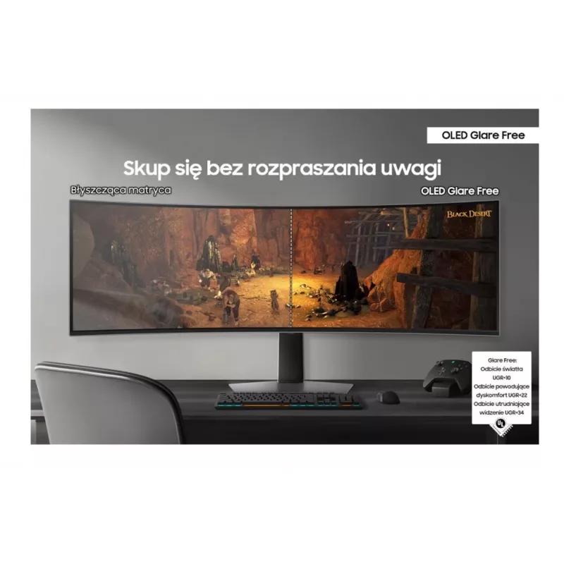 Monitor Samsung Odyssey G9 OLED 49 inch OLED 5120 x 1440