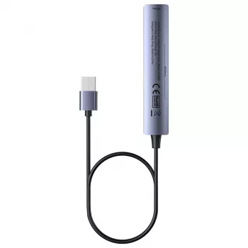 USB hub Unitek H1208CGY01 — 4-port USB 3.0 (5 Gbps), backwards compatible with USB 2.0, aluminium