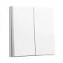 Switch rocker plate 2-gang GIRA System 55 329527 Reinweiß (white)