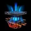 Akasa ALUCIA H6LS M2 CPU Cooler - 120 mm black Blue (AK-CC4030HP01)