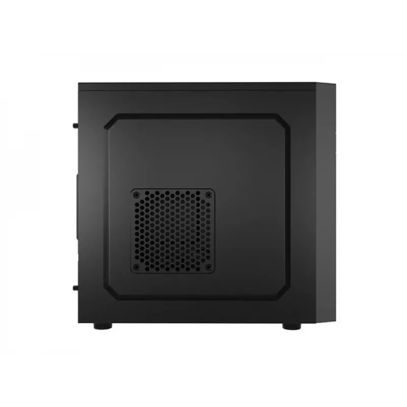 PC Case NATEC Helix Mini Tower Black — microATX/Mini-ITX, 3x3.5 inch + 5x2.5 inch, 33 cm GPU, USB-C/USB-A ports