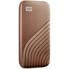 WD My Passport SSD WDBAGF0010BGD - SSD - verschlüsselt - 1 TB - extern (tragbar) - USB 3.2 Gen 2 (USB-C Steckverbinder) - 256-Bit-AES - Gold