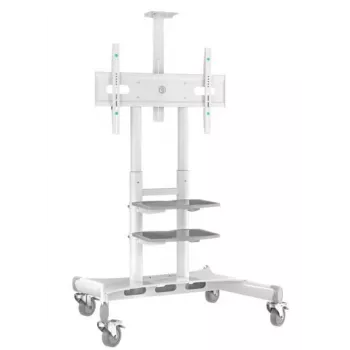 TV Stand ONKRON TS1881-W for 50–86 inch TVs, White, freestanding universal support