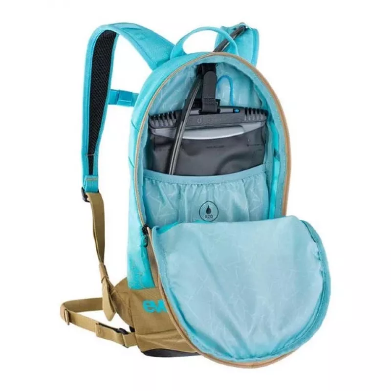 Sports backpack EVOC Joyride 4 Blue Gold 5L 2L Hydration