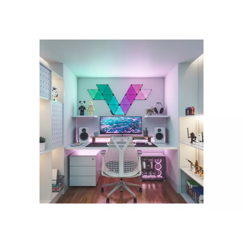 Smart panel Nanoleaf NL47-0101TW-3PK Wi-Fi Black 3 pcs