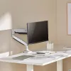Monitor mount MACLEAN MC-969 double arm gas spring for 17–45 inch screens, max load 16 kg
