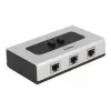Hub DeLOCK 87673 1000 Mbit/s Black Grey