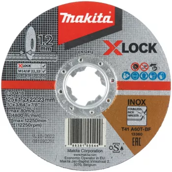 Makita - Cutting Disc - for Stainless Steel - 125 mm - Grit: A60T