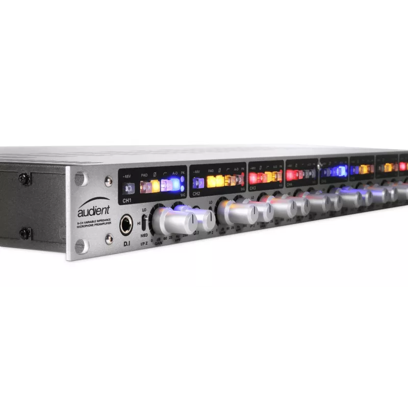 8-channel microphone preamp Audient ASP880 24-bit 96kHz, rack-mountable