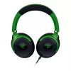 Wired gaming headset Razer Kraken V4 X — supra-aural, 20–20000 Hz, 1.8 m cable, 310 g, black/green