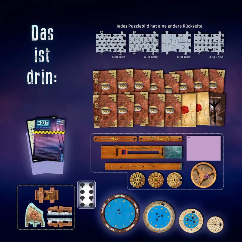 Kosmos EXIT-Das Spiel Jigsaw puzzle 14 pc(s)