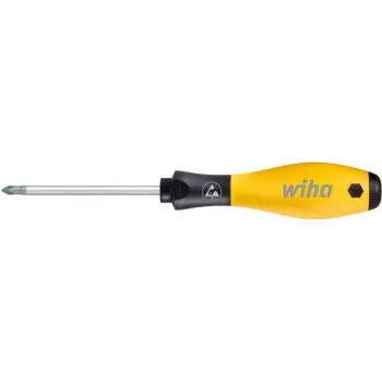 Wiha ESD Phillips Screwdriver 311SF PH 1 Blade Length: 80 mm DIN EN 61340-5-1 (08185)