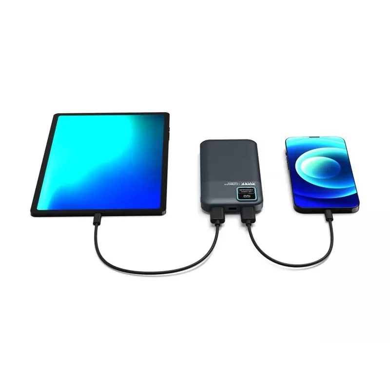 Portable Power Bank Port Designs 907001 10000 mAh Quick Charge