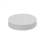 Electric 360° Rotating Display Stand with LED Lighting, Round 30cm, White