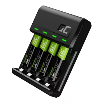 Battery Charger Universal USB Green Cell GRSETGC02
