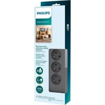 Surge protector Philips SPN3140A/60 — 14 outlets, 60 Hz