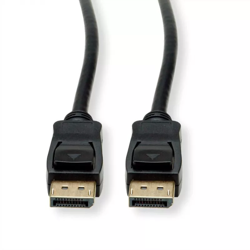 Value DisplayPort connection cable DisplayPort plug, DisplayPort plug 1.50 m Black 11.99.5798 Shield
