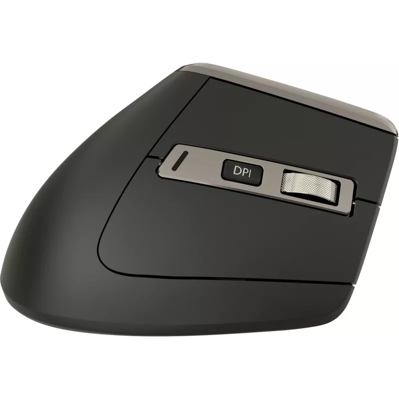 Dual 2.4GGz/BT5.0/BT3.0 battery vertical wireless mouse
