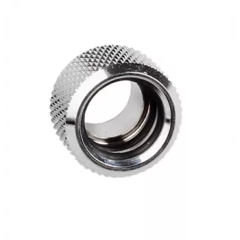 Bitspower Multi-Link Adapter Connector straight G1/4 inch AG to 12mm AD Hardtube - Silver Glossy