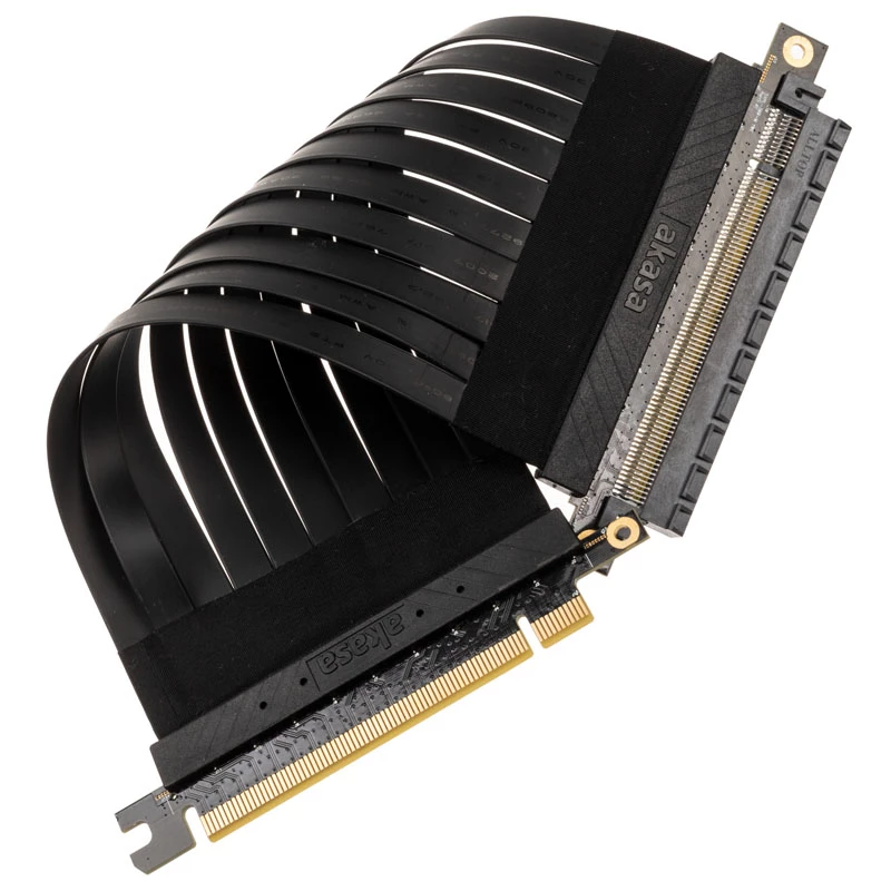 Riser Cable Akasa RISER BLACK X2 Premium PCIe 3.0 x16 20CM