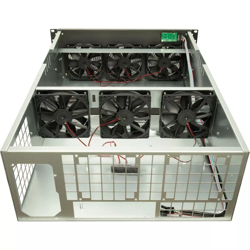 Computer case Inter-Tech 88887236 Rack Black, Grey