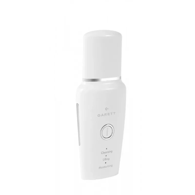 Garett Beauty Refresh Scrub ultrasonic skin scrubber, white