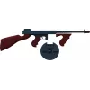 Pulio metal gangster pistol 155132/6 — spring-action toy pistol, metal construction, 8-round capacity