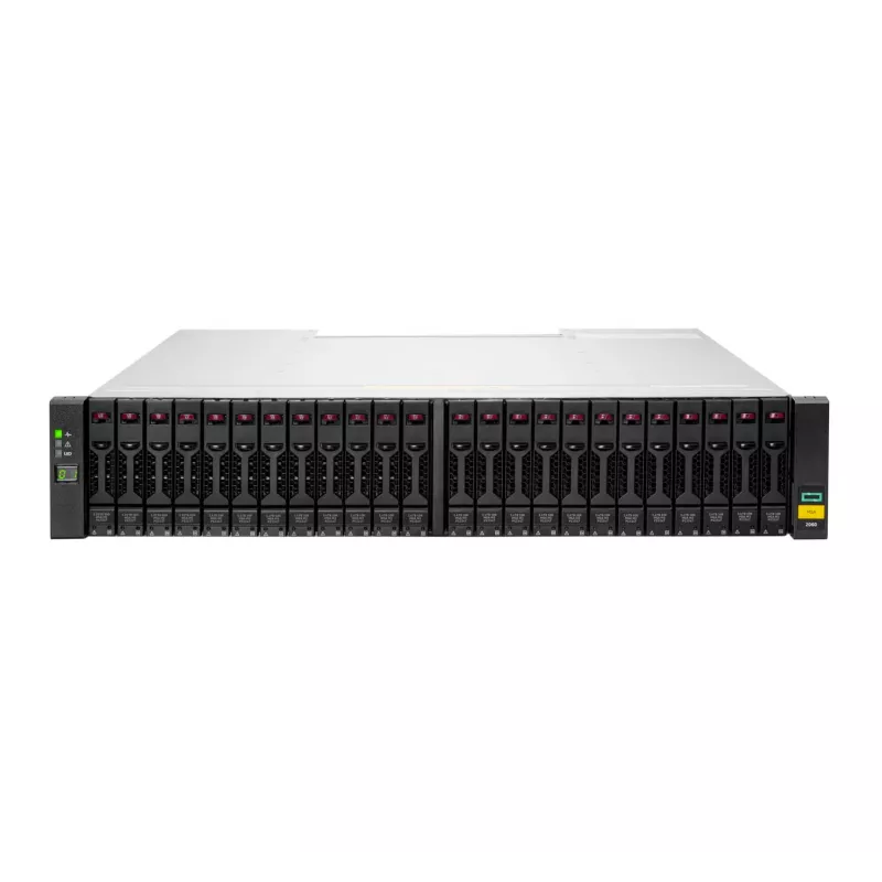 HPE MSA 2060 Disk Array 0 TB Rack 2U Silver Black HDD SSD