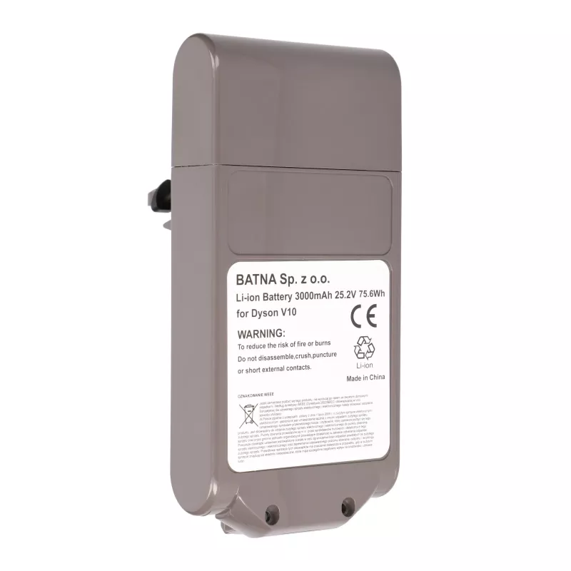 Battery for Dyson vacuum V10 25.2V 3000mAh