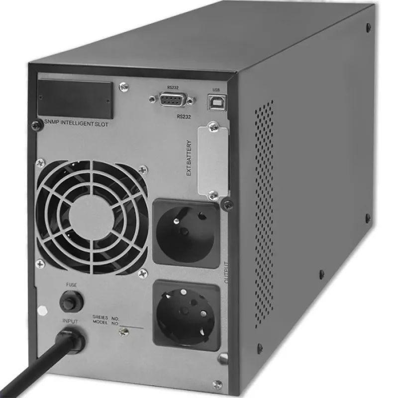 Uninterruptible Power Supply QOLTEC 53981 On line 2kVA, 2000 VA capacity
