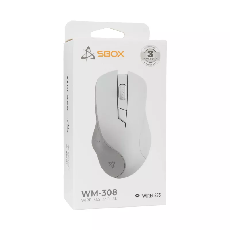 Mouse SBOX WM-308 White USB