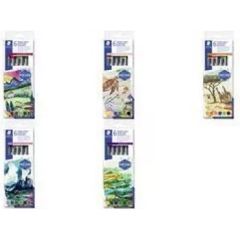 Marker Staedtler Doppel-Fasermaler Südamerika 6 colors, dual-tip marker set