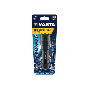 Hand flashlight Varta INDESTRUCTIBLE F10 PRO Black 6W 300lm IP67