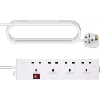 Power adapter plug VISION Duckhead for Apple power adapter, fits C7 figure-8 inlet, EU CEE 7/7 Schuko plug, white