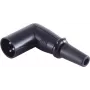 XLR Angle Connector ShiverPeaks BS55006 — 3-pin right-angle microphone/cable connector, black