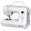 Mechanical household sewing machine lucznik Malwina 2070 — 63 stitch patterns, 7 mm stitch width, 99 programs, automatic buttonhole, free arm
