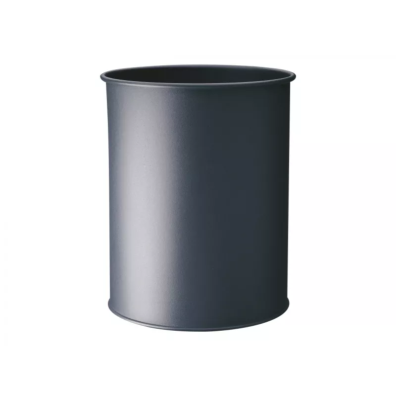 Trash Can Durable 330158 15 L Round Metal Anthracite