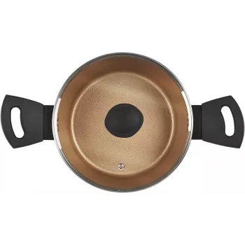 Stockpot Russell Hobbs RH01669BEU7 20 cm, black, stainless-steel interior