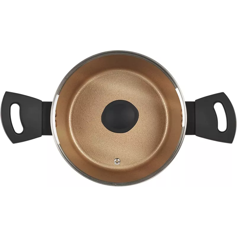 Stockpot Russell Hobbs RH01669BEU7 20 cm, black, stainless-steel interior