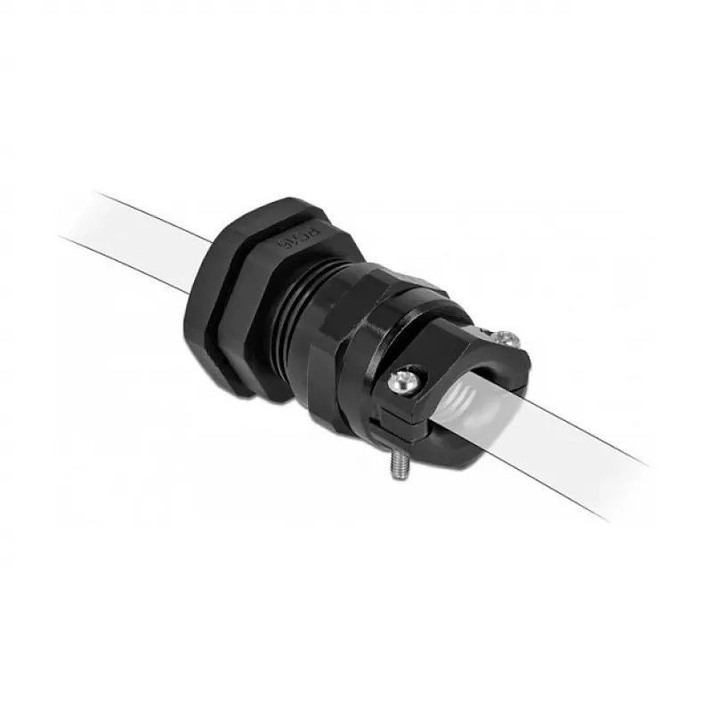 Cable Gland DeLOCK 60355 Black Metal Plastic 1 pc