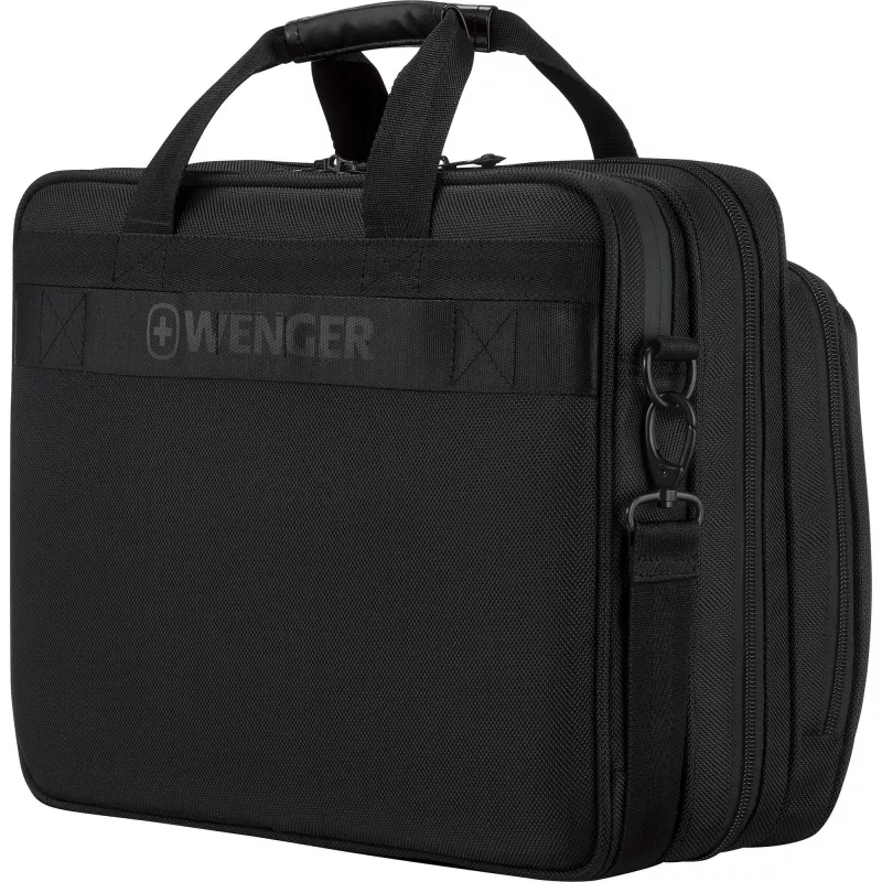 Laptop case Wenger Legacy Black Series 16 inch — fits up to 40.6 cm, black