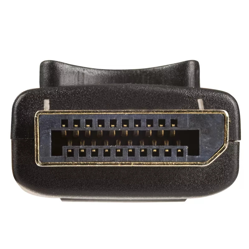Akyga AK-AV-10 DisplayPort Cable, Male to Male, Gold-Plated Plugs, 1.8 m, Black