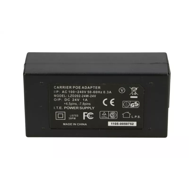 Extralink POE Power Supply POE-24-24W, 24V, 1A, 24W, cable included