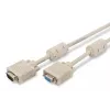 VGA monitor extension cable DIGITUS AK-310203-030-E — 3 m, VGA (D-Sub) to VGA (D-Sub), 3Coax+7-wire, beige