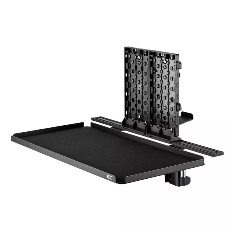 Desk extension shelf NanoRS RS174 — compact monitor/small-item shelf, load capacity 20 kg
